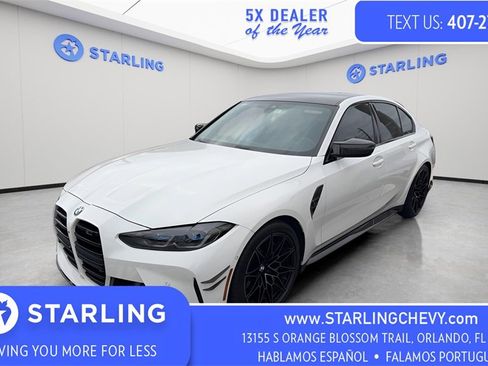 Used 2022 BMW M3 Competition w/ M Carbon Exterior Package image 1