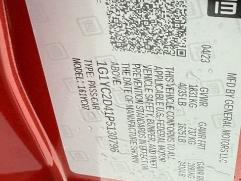 Used 2023 Chevrolet Corvette Stingray Premium Cpe w/ 3LT image 36