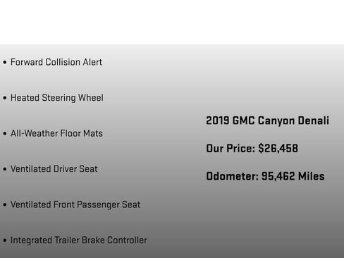 Used 2019 GMC Canyon Denali AWD/4WD image 36