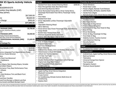 Used 2024 BMW X5 xDrive40i w/ M Sport Package image 5