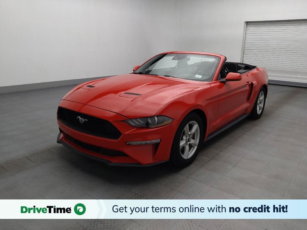 Used 2019 Ford Mustang Convertible w/ Ford Safe & Smart Package RWD image 1