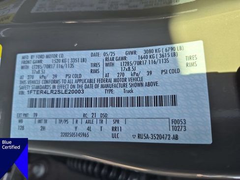 Certified 2025 Ford Ranger Raptor AWD/4WD image 38