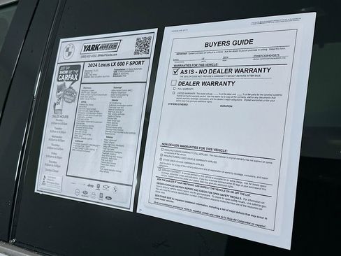 Used 2024 Lexus LX 600 F Sport image 12
