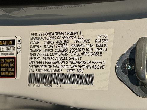 Certified 2023 Acura RDX w/ Technology Package FWD image 38