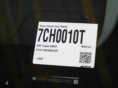 Used 2022 Toyota Camry SE FWD image 27