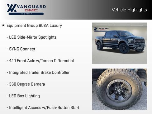 Used 2017 Ford F150 Raptor w/ Equipment Group 802A Luxury AWD/4WD image 11