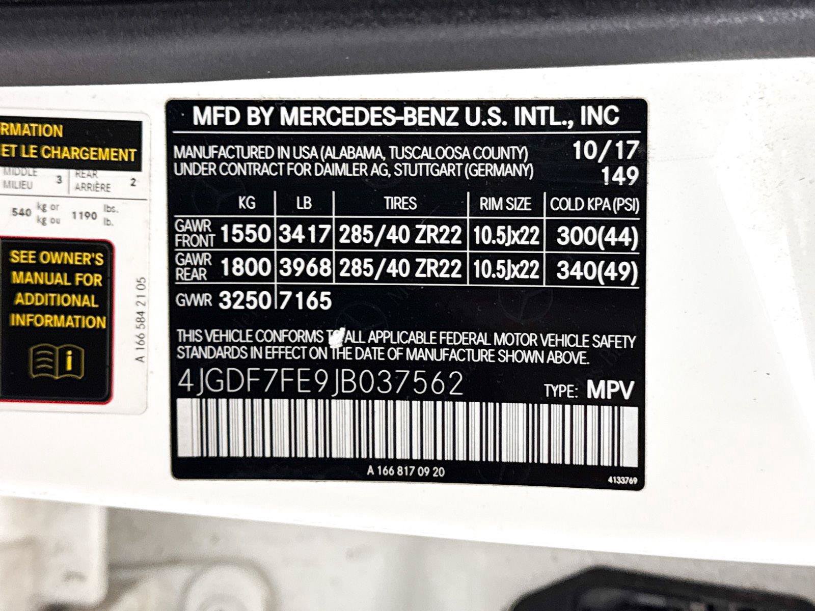 Used 2018 Mercedes-Benz GLS 63 AMG 4MATIC image 36