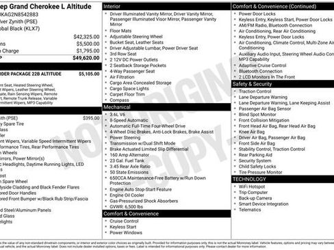 Used 2022 Jeep Grand Cherokee L Laredo AWD/4WD image 17