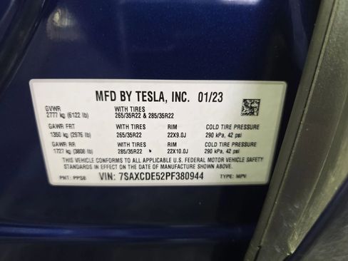 Used 2023 Tesla Model X AWD/4WD image 16