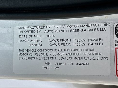 Used 2020 Toyota Camry XSE FWD image 48