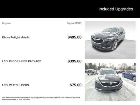 Used 2020 Buick Enclave Preferred w/ LPO, Floor Liner Package image 7