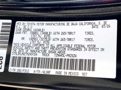 New 2026 Toyota Tacoma TRD Off-Road image 21