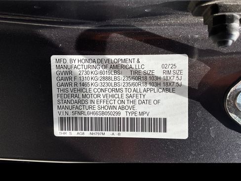 Used 2025 Honda Odyssey EX-L image 17