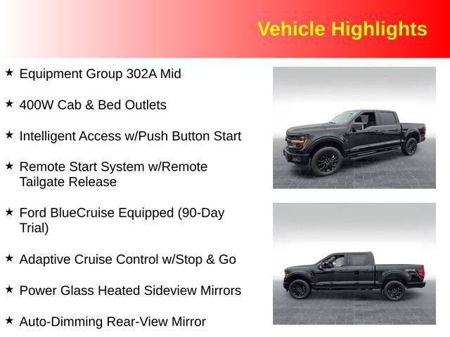 Used 2024 Ford F150 XLT w/ Equipment Group 302A MID AWD/4WD image 3
