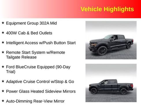Used 2024 Ford F150 XLT w/ Equipment Group 302A MID AWD/4WD image 3