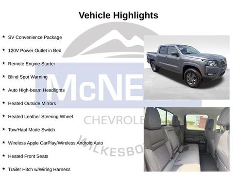 Used 2025 Nissan Frontier SV w/ SV Convenience Package AWD/4WD image 10