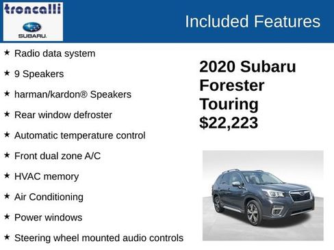 Used 2020 Subaru Forester Touring w/ Popular Package #2 image 4