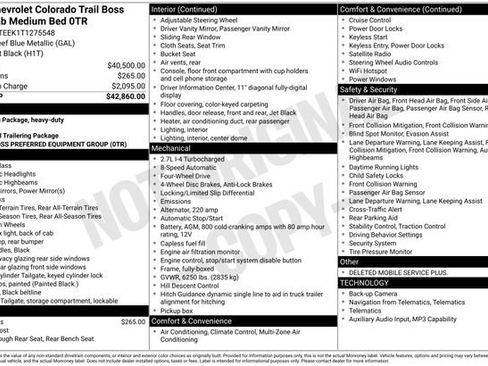 New 2026 Chevrolet Colorado Trail Boss AWD/4WD image 4