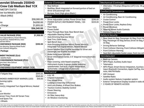 Used 2023 Chevrolet Silverado 2500 Custom w/ Custom Value Package AWD/4WD image 6