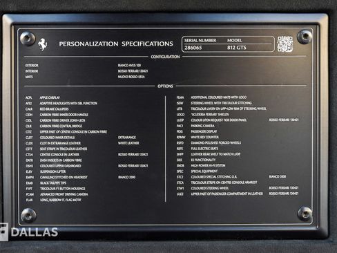 Used 2022 Ferrari 812 GTS RWD image 30