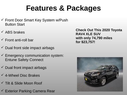 Used 2020 Toyota RAV4 XLE w/ Convenience Package AWD/4WD image 8