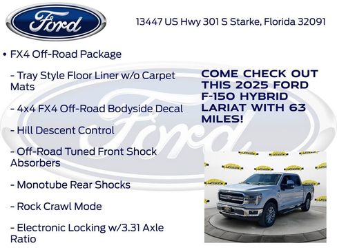 New 2025 Ford F150 Lariat w/ Equipment Group 502A High image 25