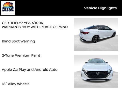 Certified 2024 Nissan Sentra SR FWD image 19