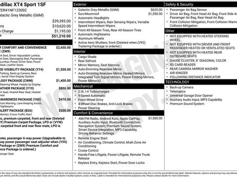 Used 2022 Cadillac XT4 Sport FWD image 45