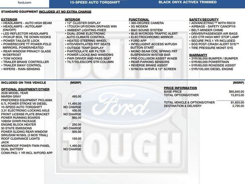 New 2026 Ford F250 Lariat image 2
