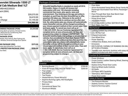 Used 2016 Chevrolet Silverado 1500 LT w/ LT Convenience Package image 11