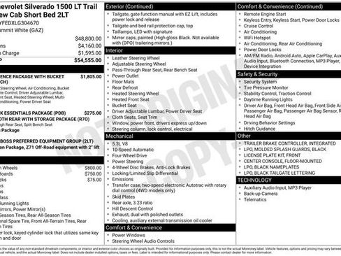 Used 2020 Chevrolet Silverado 1500 LT Trail Boss image 43