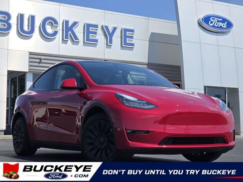 Used 2021 Tesla Model Y Long Range AWD/4WD image 1