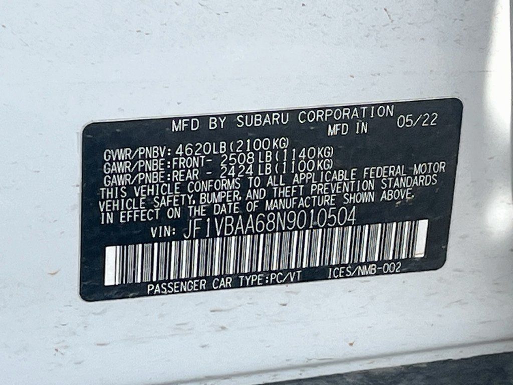 Used 2022 Subaru WRX AWD/4WD image 29