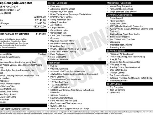 Used 2020 Jeep Renegade Sport image 28