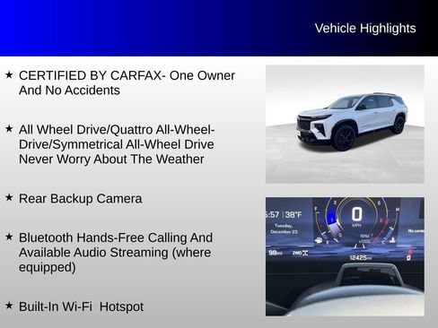 Used 2025 Chevrolet Traverse RS image 4