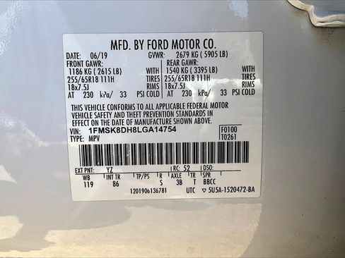 Used 2020 Ford Explorer XLT image 19