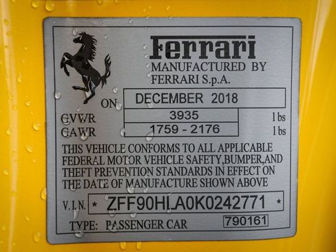 Used 2019 Ferrari 488 Pista Coupe RWD image 50
