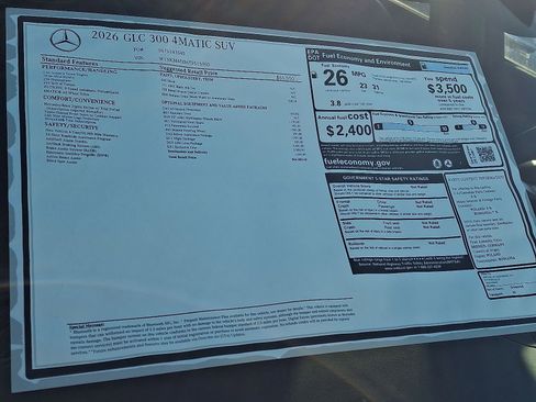 New 2026 Mercedes-Benz GLC 300 4MATIC image 21