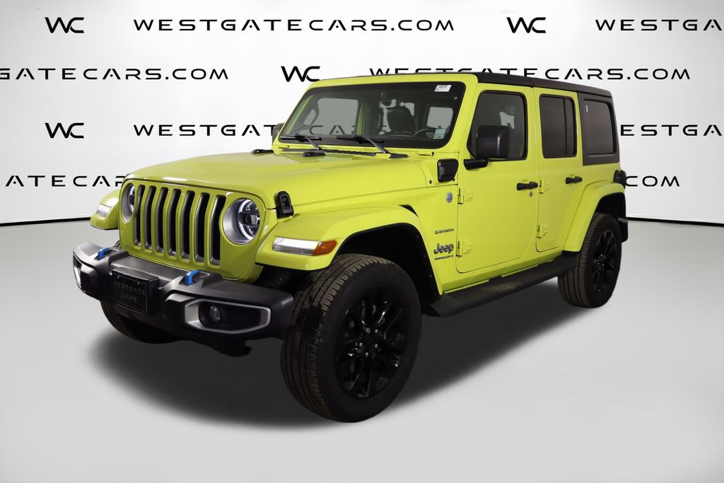 Used 2023 Jeep Wrangler Unlimited Sahara w/ Cold Weather Group AWD/4WD 360° Tour