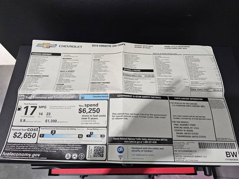 Used 2019 Chevrolet Corvette Z06 image 30