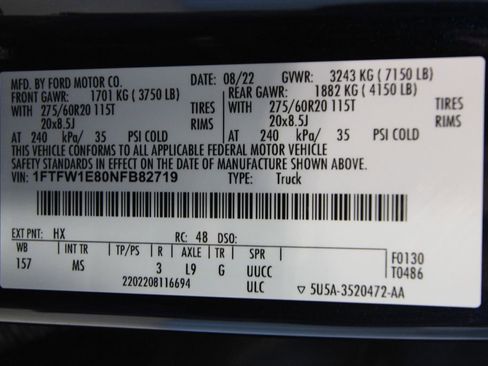 Used 2022 Ford F150 XLT w/ Equipment Group 302A High image 47