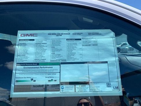 New 2025 GMC Sierra 3500 Pro w/ 1SA Pro Safety Plus Package image 5