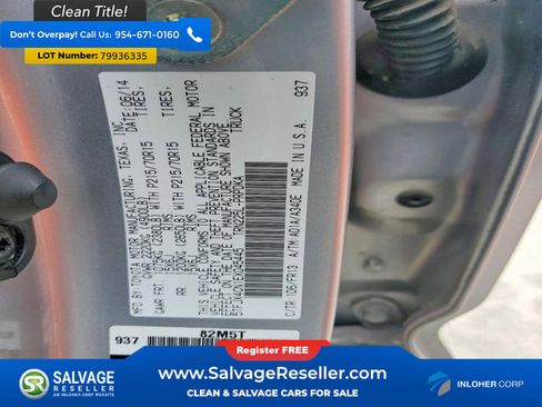 Used 2014 Toyota Tacoma 2WD Double Cab w/ Convenience Package image 16