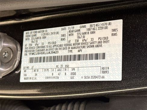 Used 2020 Ford Escape SEL image 30