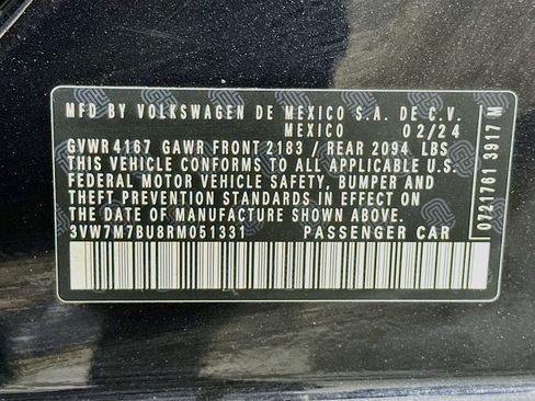 Used 2024 Volkswagen Jetta SE w/ Panoramic Sunroof Package FWD image 12