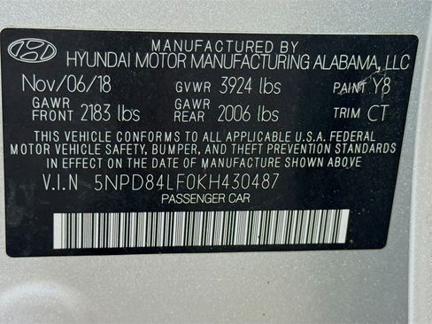 Used 2019 Hyundai Elantra SEL w/ Cargo Package image 39