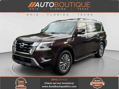 Used 2022 Nissan Armada SL w/ Captain's Chairs Package RWD image 1