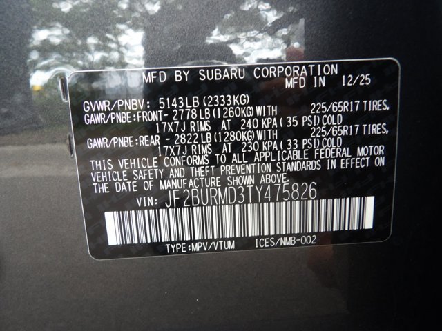 Certified 2026 Subaru Outback Wilderness w/ Wilderness Package AWD/4WD image 34