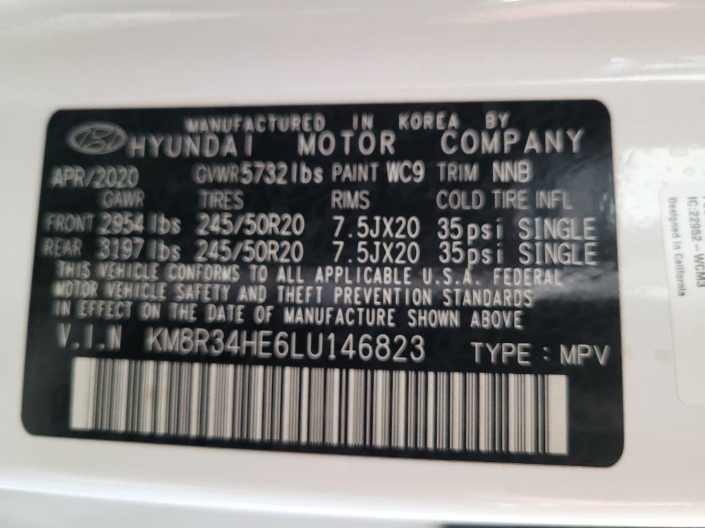 Used 2020 Hyundai Palisade SEL w/ Convenience Package FWD image 33