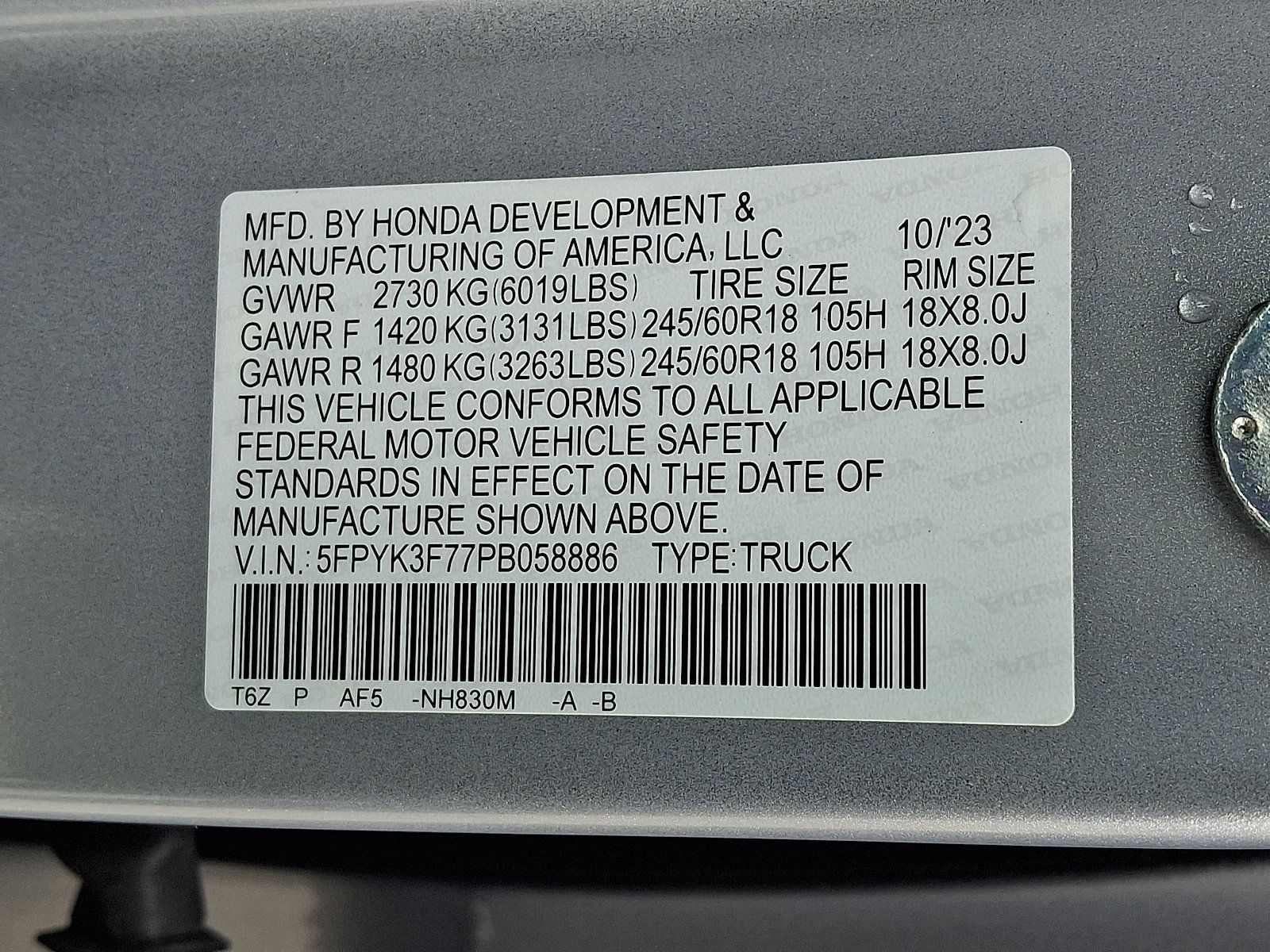 Used 2023 Honda Ridgeline RTL-E image 29